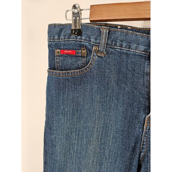 Chaps Womens Sz 6 Ryan Bootcut Denim Blue Jeans Medium Wash - Picture 2 of 4